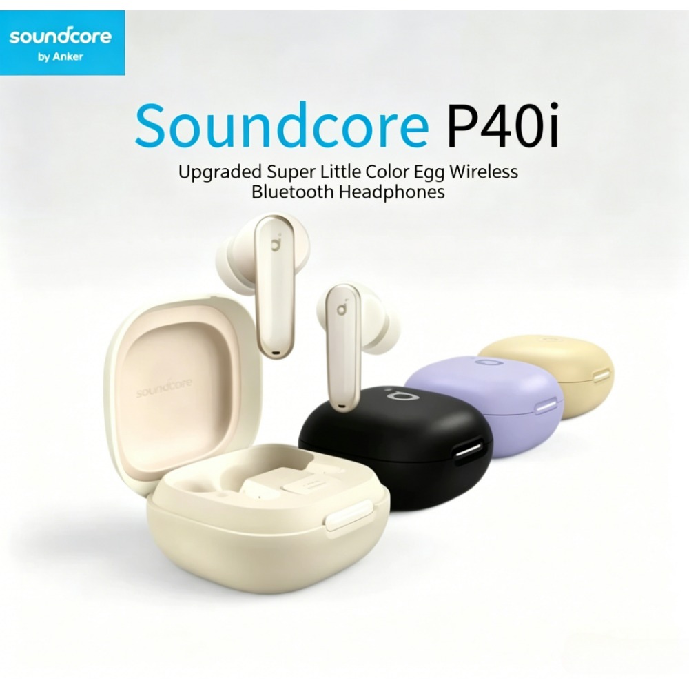 Anker Speaker Soundcore Boom 2 - Anker Soundcore P40i ANC Earbud Nirkabel